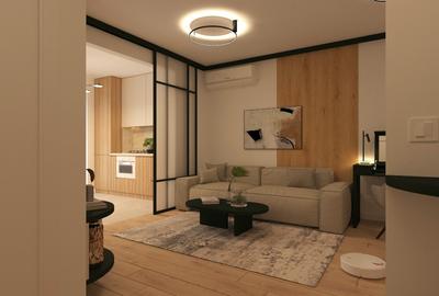 Apartament cu 2 camere semidecomandat, mobilat în Theodor Pallady