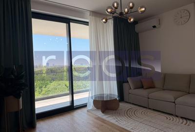 Apartament cu 3 camere decomandat, mobilat în Băneasa
