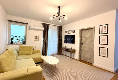 Apartament cu 2 camere semidecomandat, mobilat în Borhanci