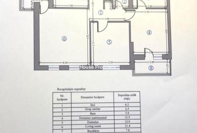 Apartament 3 Camere 2 bai|Pipera Voluntari|2 Balcoane|Mobilat - 15
