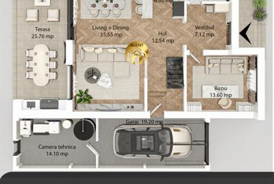 Vila Premium – 5 Camere | 410 mp Teren | Panouri Solare 12 kW & Pompă de Căldură - 11