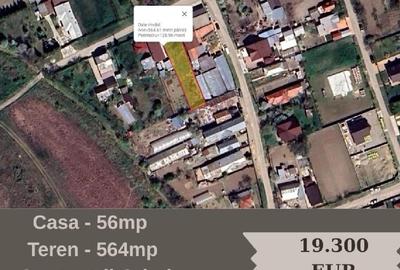 Casă individuală cu 2 camere în Cocorăștii Colț