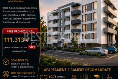 Apartament cu 2 camere decomandat în Theodor Pallady