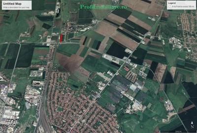 Teren 5.000 mp pt. diverse activitati cu acces din sosea strada Ovidiu in fata l - 3