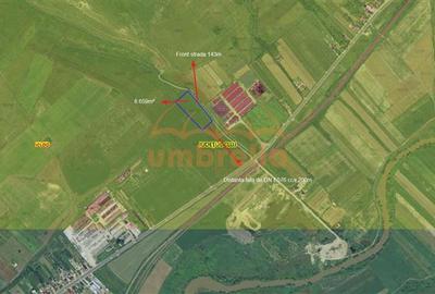 Teren de vanzare in Iclod  8.659m²/10€ m²  DN1 - 1