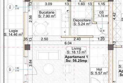 COMISION 0% - Apartament cu 2 camere la etajul 1 in Giroc, zona ESO - 3