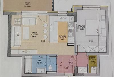 APARTAMENT 2 CAMERE IN URBAN CU PARCARE SI BOXA VIZAVI DE CORESI MALL - TRACTORU - 15