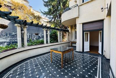 Apartament interbelic 147 mp | Terasă 24 mp | Intrare individuală | Dorobanți - 38