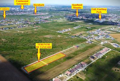 Teren Construcții intravilan de 706 mp, în Moșnița Nouă