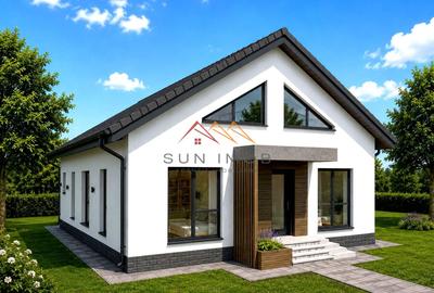 CASĂ NOUĂ P+M DE VÂNZARE | CORNU DE JOS | TEREN 1.242 MP - 1