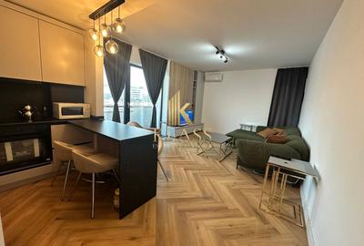 Apartament cu 2 camere semidecomandat, mobilat în Voluntari