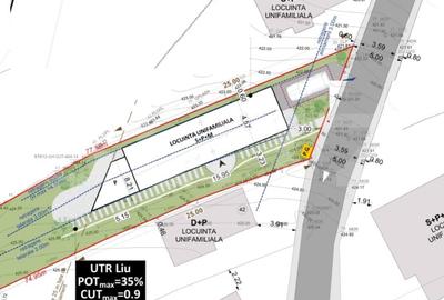 Teren Construcții intravilan de 560 mp, în Andrei Mureșanu