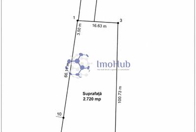 Teren de vânzare 2.531 mp Centrul satului Poieni, Priveliste spre padure - 5