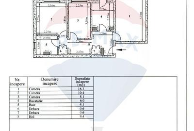 Apartament cu 3 camere de vânzare, decomandat Micro 17- Galați - 14