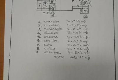 Apartament 2 camere | Tei | 50 mp | Parter | Bd. Ghica Tei | 0% Comision - 3