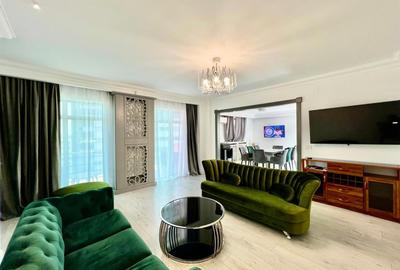 Apartament cu 2 camere semidecomandat, mobilat în Băneasa