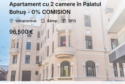 Apartament cu 2 camere, mobilat în Ultracentral