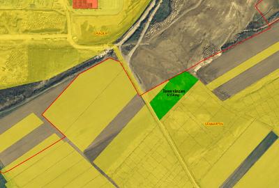 Teren agricol extravilan de 6154 mp, în Sânmartin