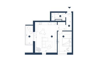 Apartament cu 2 camere de închiriat 62 mp, Univ. Medicina UVVG, Arad - 6