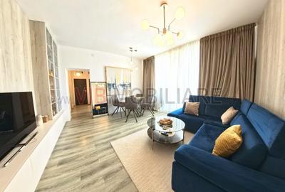 Apartament cu 3 camere semidecomandat, mobilat în Lacul Tei