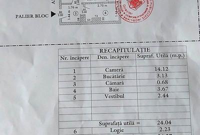 13 Septembrie / Petre Ispirescu - Garsoniera  -26,27 mp , bloc construit in 1986 - 15