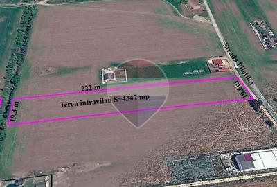 Teren Construcții intravilan de 4347 mp, în Est