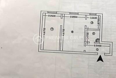 Apartament cu 2 camere în Tătărași