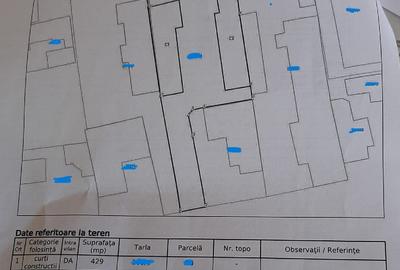 Teren Construcții intravilan de 429 mp, în Ultracentral