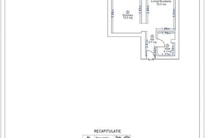 Studio dublu complet ultilat si mobilat - gata de mutare - 8