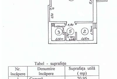 Apartament 1 camera Centru, cu balcon, zona Hotelului Galati(Mercur) - 9