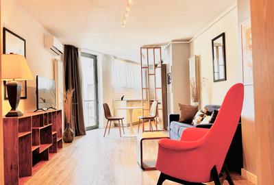 Apartament cu 2 camere semidecomandat, mobilat în Calea Victoriei