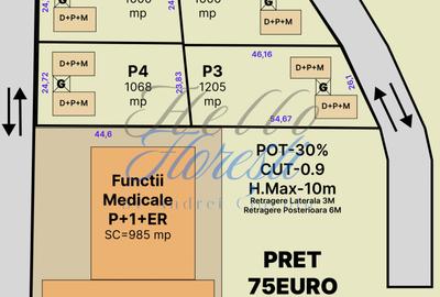 Teren Construcții extravilan de 4273.3 mp, în Feleacu