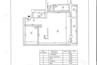 Apartament 3 camere, loc parcare subteran, living 50m2, zona Pod Constanta - 16