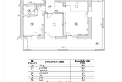 Apartament 3 camere in bloc 2025 cu terasa 35mp langa cartierul Panduri - 23