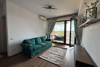 Apartament cu 2 camere semidecomandat, mobilat în Central