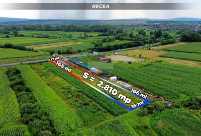Teren agricol intravilan de 2810 mp, în Recea