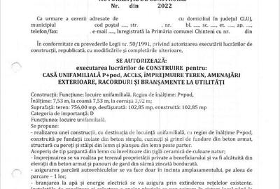 Teren pentru constructie , Chinteni, zona Lacurilor, front la 2 strazi - 4