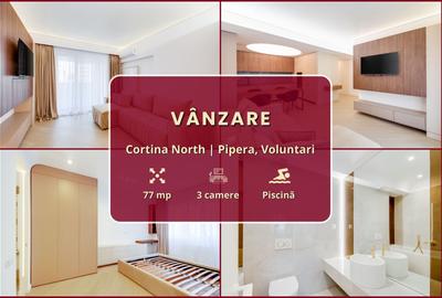 Cortina North || 2 dormitoare || Amenajat premium || Comision 0% - 2
