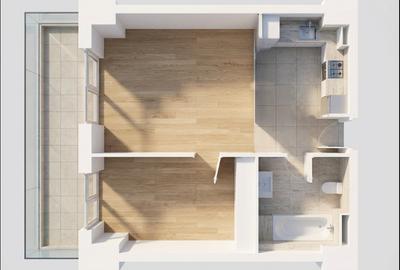 Apartament cu 2 camere semidecomandat, mobilat în Gheorgheni
