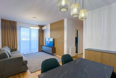 Apartament cu 2 camere semidecomandat, mobilat în Între Lacuri