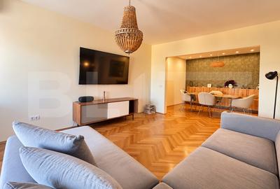 Apartament cu 3 camere decomandat, mobilat în Take Ionescu