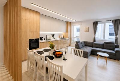 Apartament cu 3 camere semidecomandat, mobilat în Florești