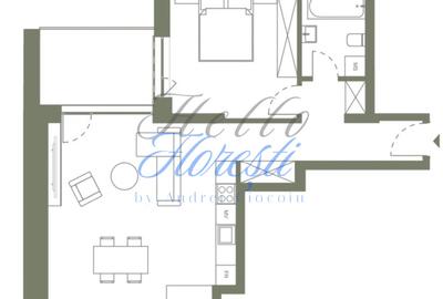 Apartament cu 2 camere în Dâmbul Rotund
