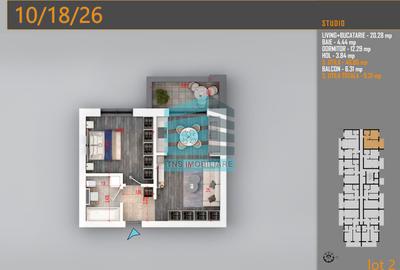 Apartament 2 Camere, 47 Mp,Titan - Pallady - Ozana - 1