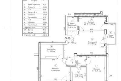 COMISION 0% DE INCHIRIAT Apartament 3 camere, 2 bai, str Barcelona - 3