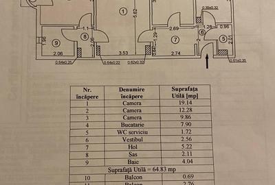 Soseaua Oltenitei - Apartament 3 camere , 2 bai - 8