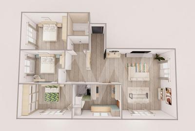 Apartament cu 3 camere - 94 mp utili - Rahovei - 1