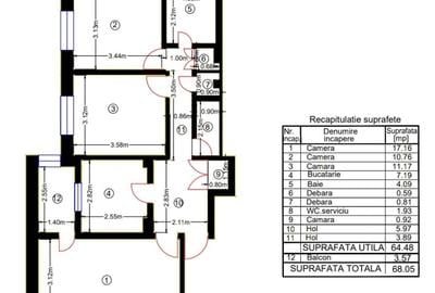 Ghencea-Strada Sergent Gheorghe Latea-Apartament 3 camere - 10