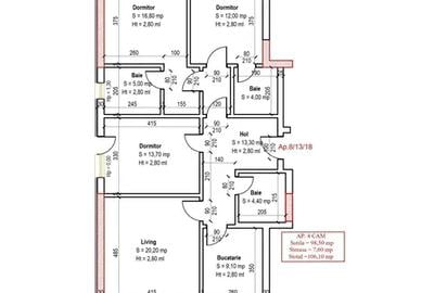 Apartament 4 camere decomandat Pallady Metrou Nicolae Teclu 10 minute - 2