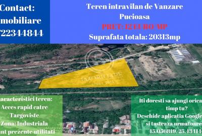 Teren Construcții intravilan de 20313 mp, în Pucioasa